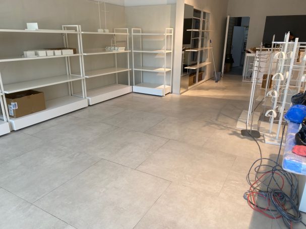 Remise en état d'une boutique Odysseum Montpellier